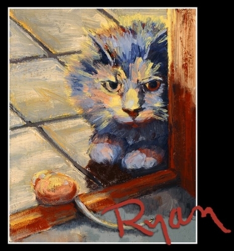 Muffin's Mouse by Ryan Bozis Oil ~ 10 x 8 Muffin's Mouse by Ryan Bozis Oil ~ 10 x 8