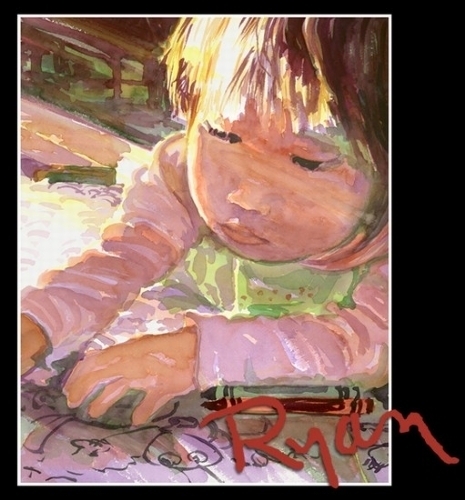 Elizabeth by Ryan Bozis Watercolor ~ 14 x 11 Elizabeth by Ryan Bozis Watercolor ~ 14 x 11