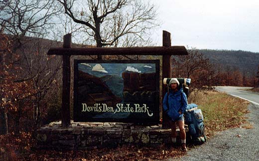 entering devils den